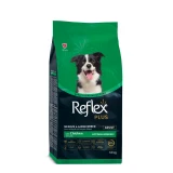 Reflex Plus Adult Dog Medium &amp; Large Breeds Chicken 12кг  - Пълноценна храна с пилешко за израснали кучета от средни и едри породи 12 кг.